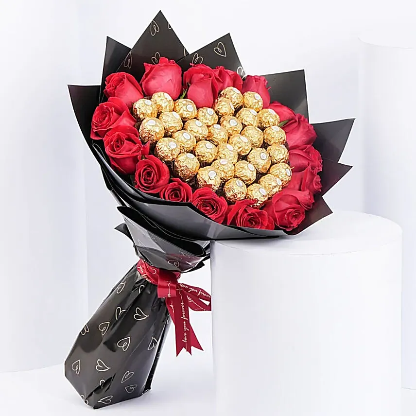 Flowers with Chocolate