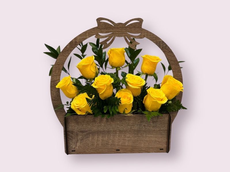 Yellow Roses Stand