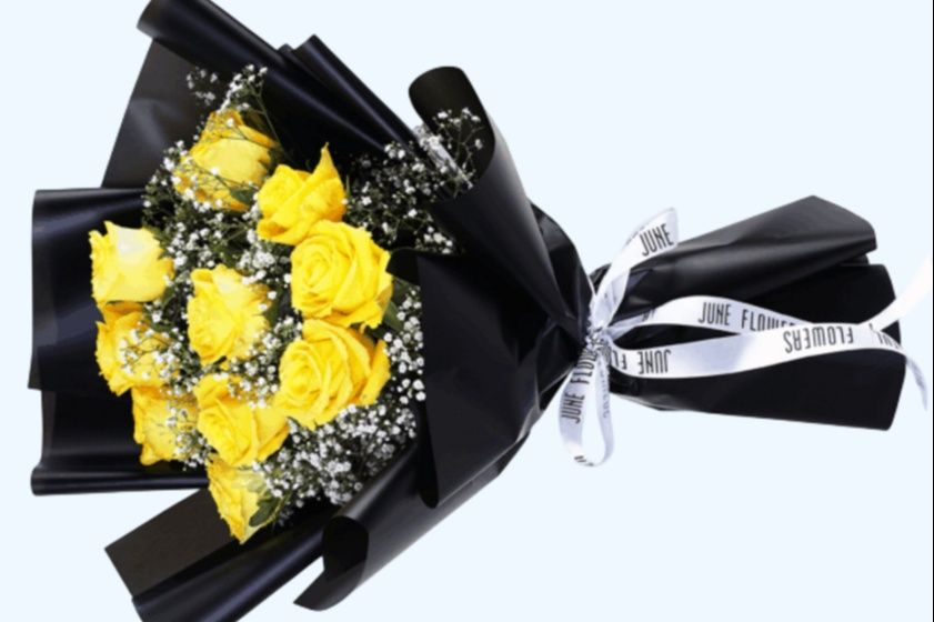 2025 Yellow Roses Bouquet
