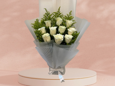 White Roses Bouquet