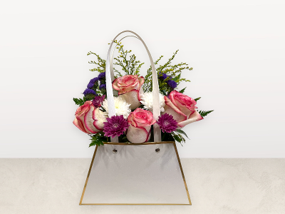 White Bag Bouquet