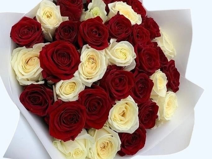 Red And White Bouquet