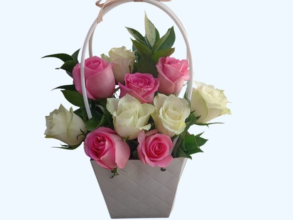 White Bag Pink Rose 2025