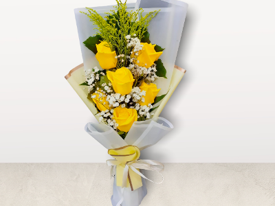 Yellow Roses Hand Bouquet